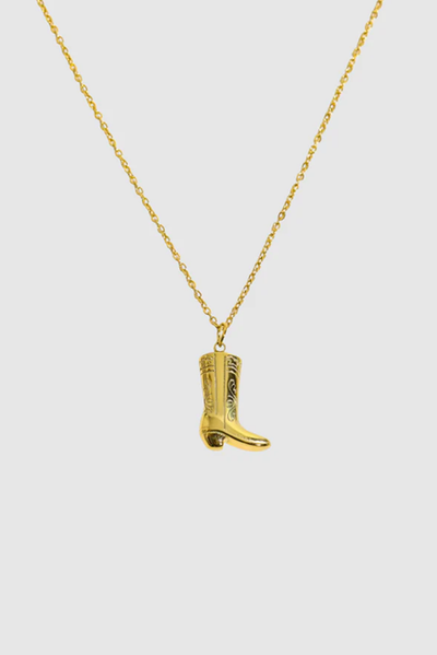 COWBOY BOOT NECKLACE