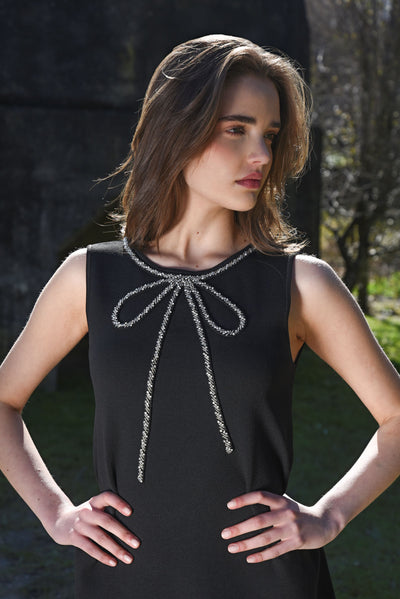 LITTLE BOW PEEK DRESS