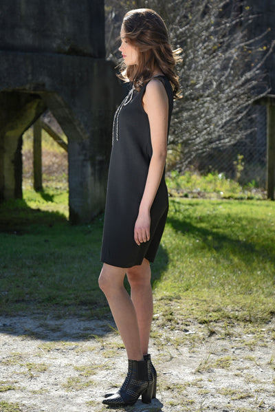 LITTLE BOW PEEK DRESS