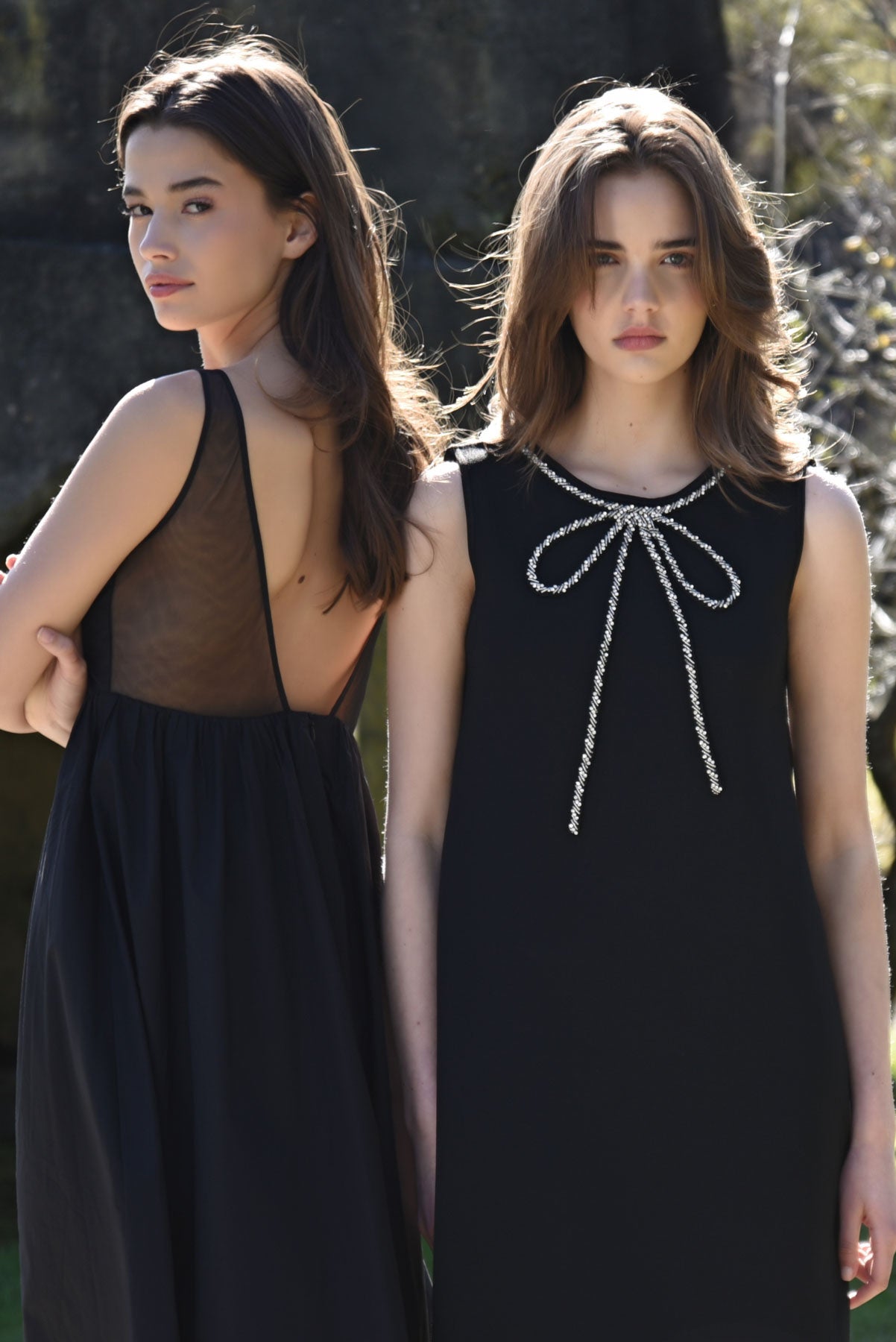 LITTLE BOW PEEK DRESS