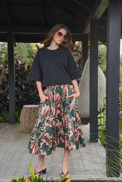 COOP BEST TEE TSHIRT BLACK COTTON BOXY TOP