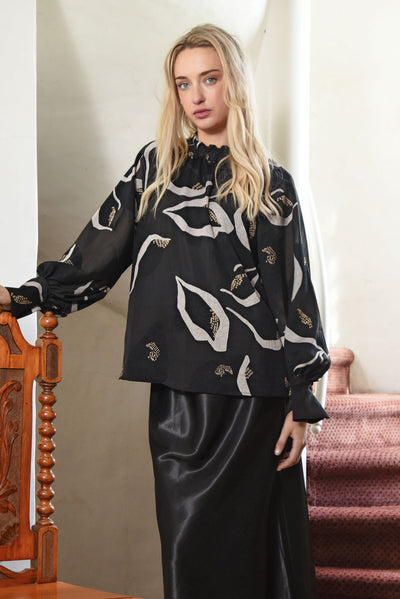 HIGH DRAMA BLOUSE