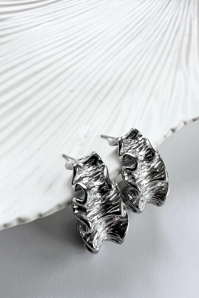 CRINKLE EARRINGS