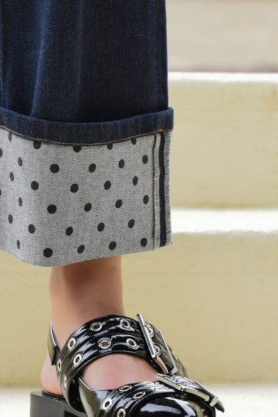 CURATE STREET OF JEANS JEAN COTTON DENIM INDIGO JEAN SPOTS