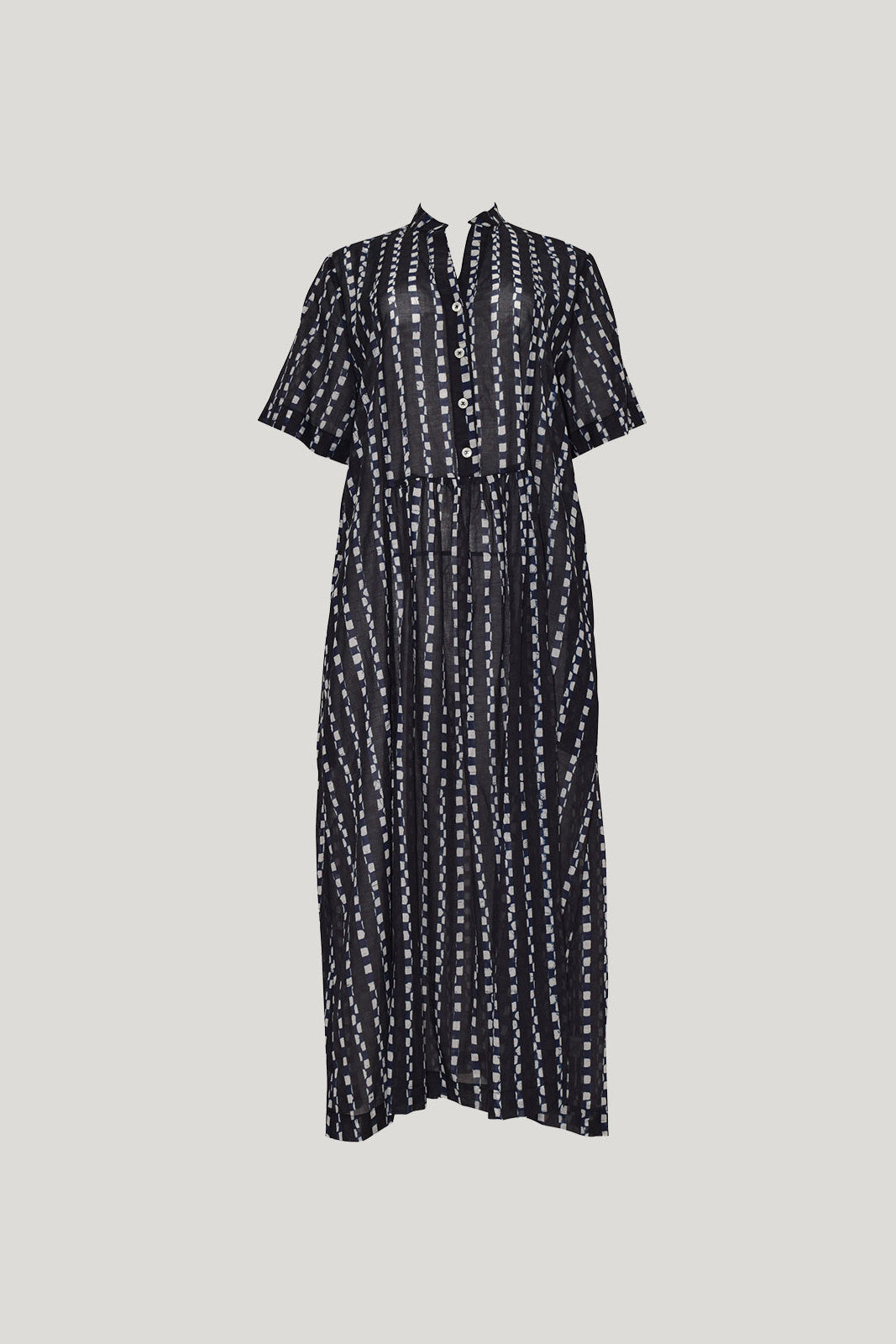 CARO PRINT DRESS