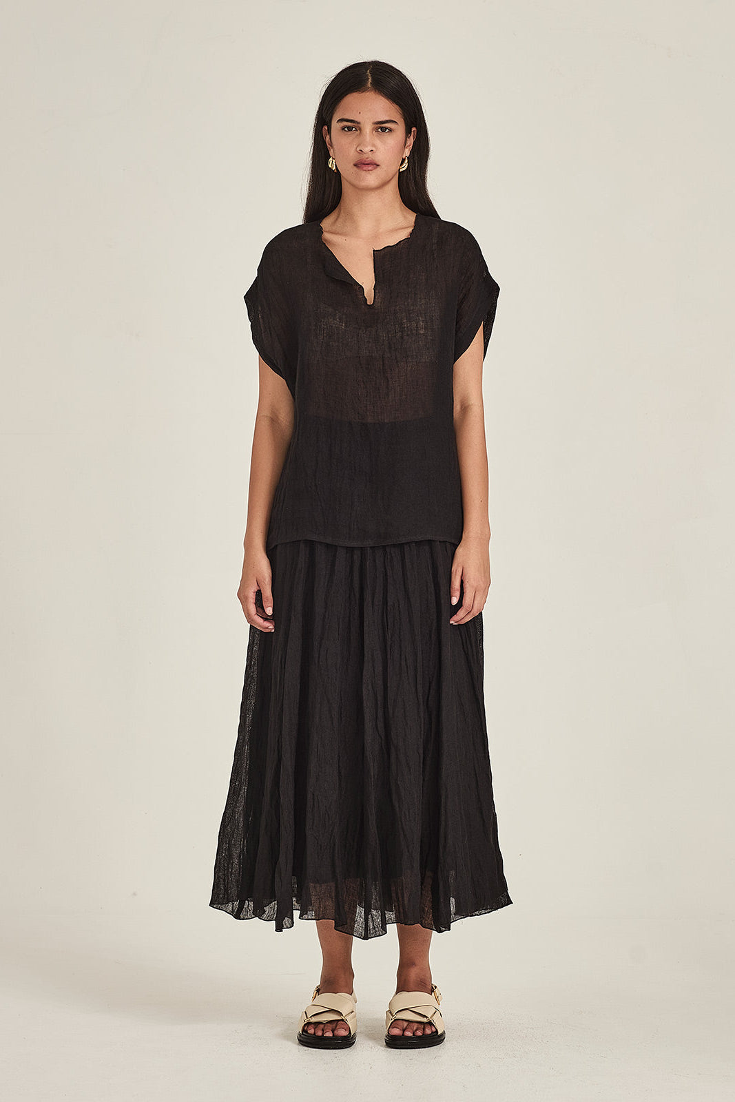 FABIAN GAUZE SKIRT