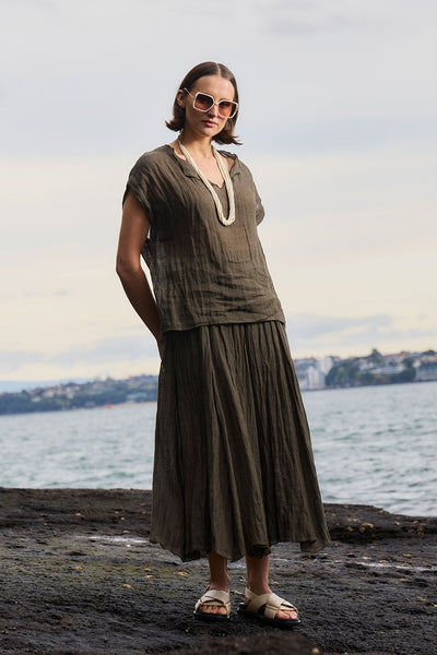 FABIAN GAUZE SKIRT
