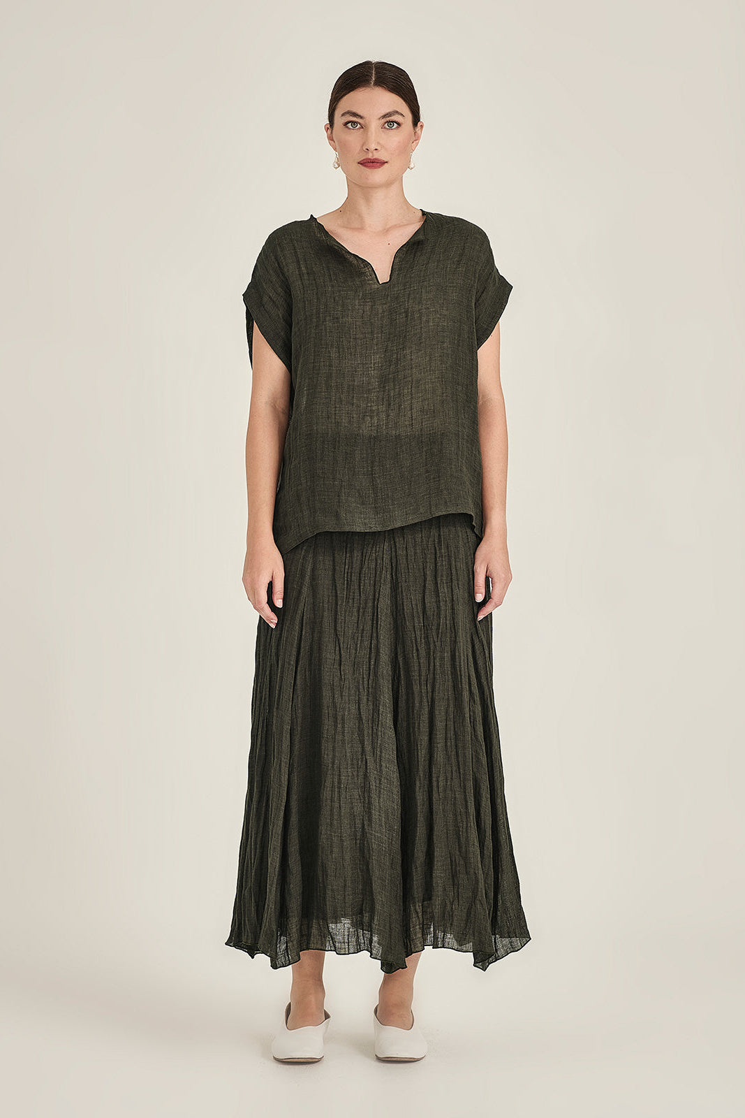 FABIAN GAUZE SKIRT