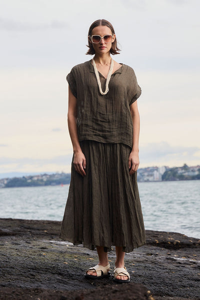 PALMER LINEN TOP