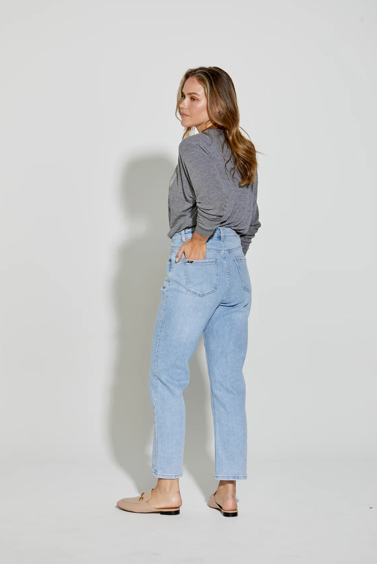 NEW LONDON JEANS COMBE JEAN DENIM JEAN COTTON HIGH RISE STRETCH