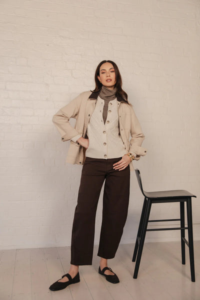 THE CURVE BARREL PANT