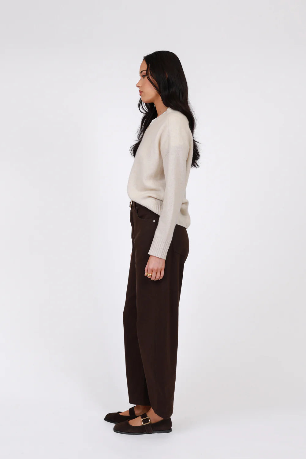 THE CURVE BARREL PANT