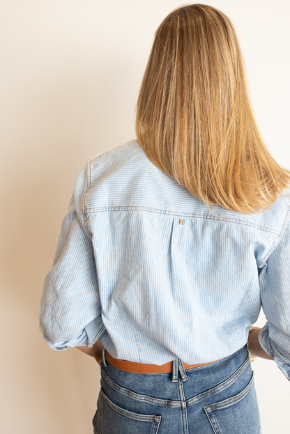 DENIM STRIPE SHIRT