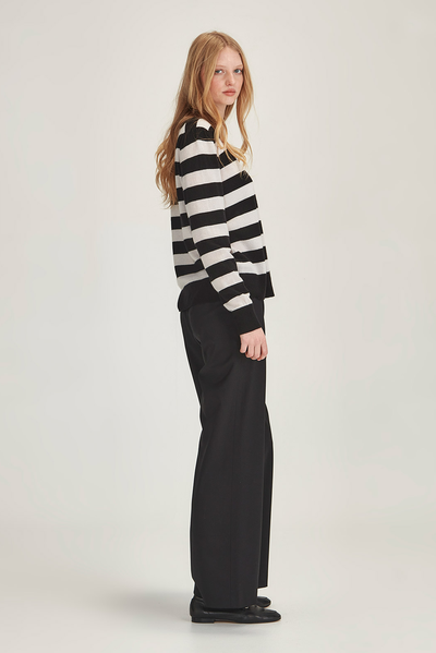 ELEANOR STRIPED CASHMERE SWEATER