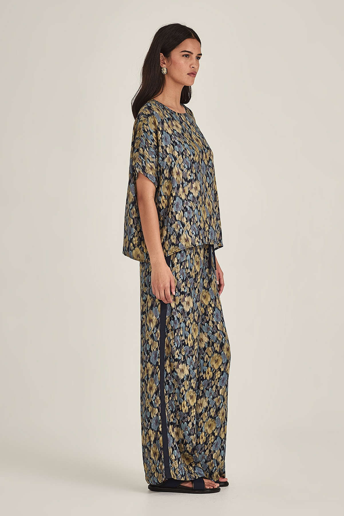 SILLS ELLIE PRINT PANT VISCOSE FLORAL PANT