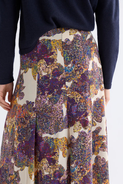 ELK ELSEN SKIRT LANTIS PRINT COLOURFUL FLORAL PRINT MIDI SKIRT