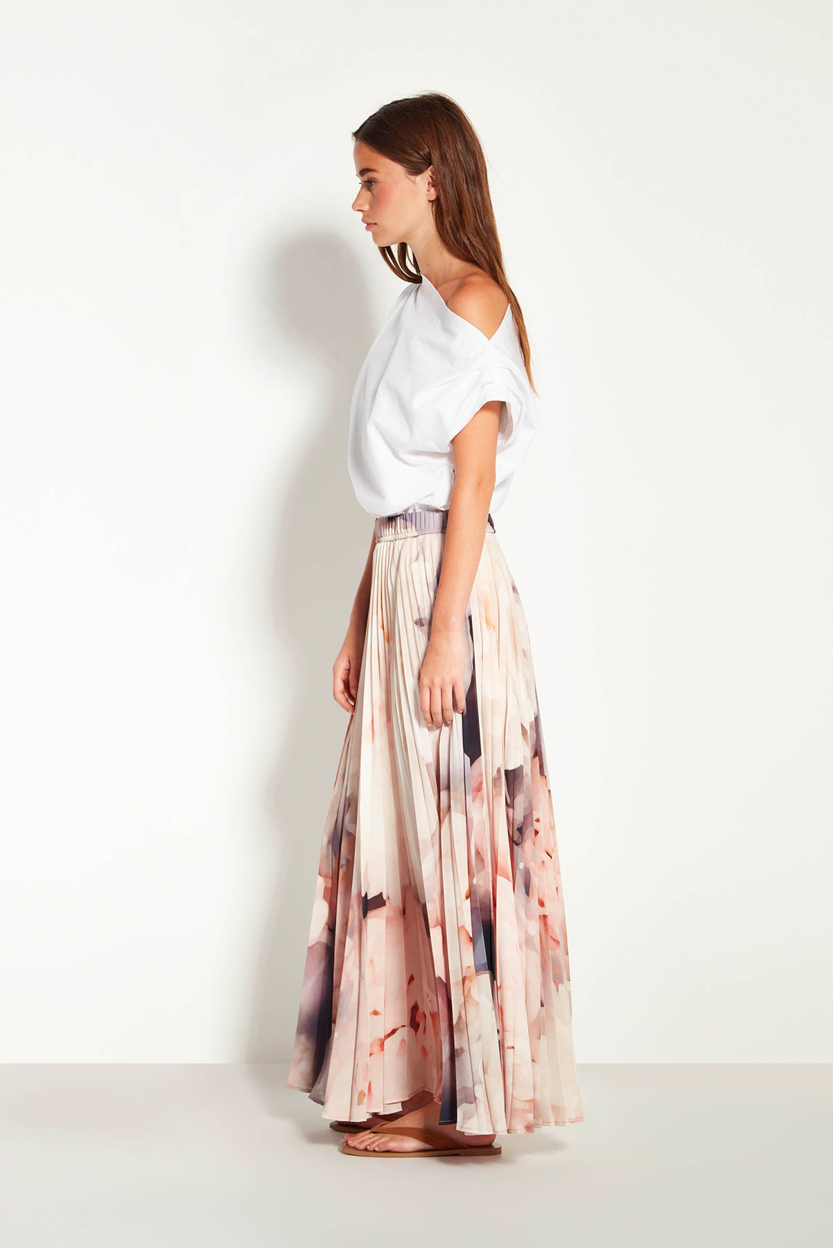 EVELYN PLEAT SKIRT