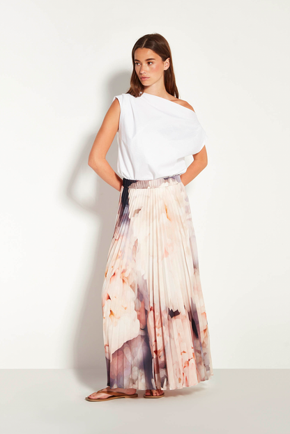 EVELYN PLEAT SKIRT