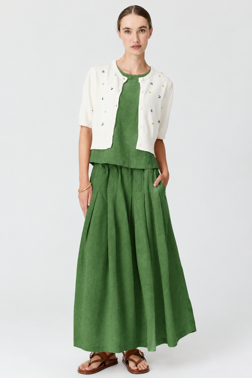 FRANKIE PLEAT SKIRT