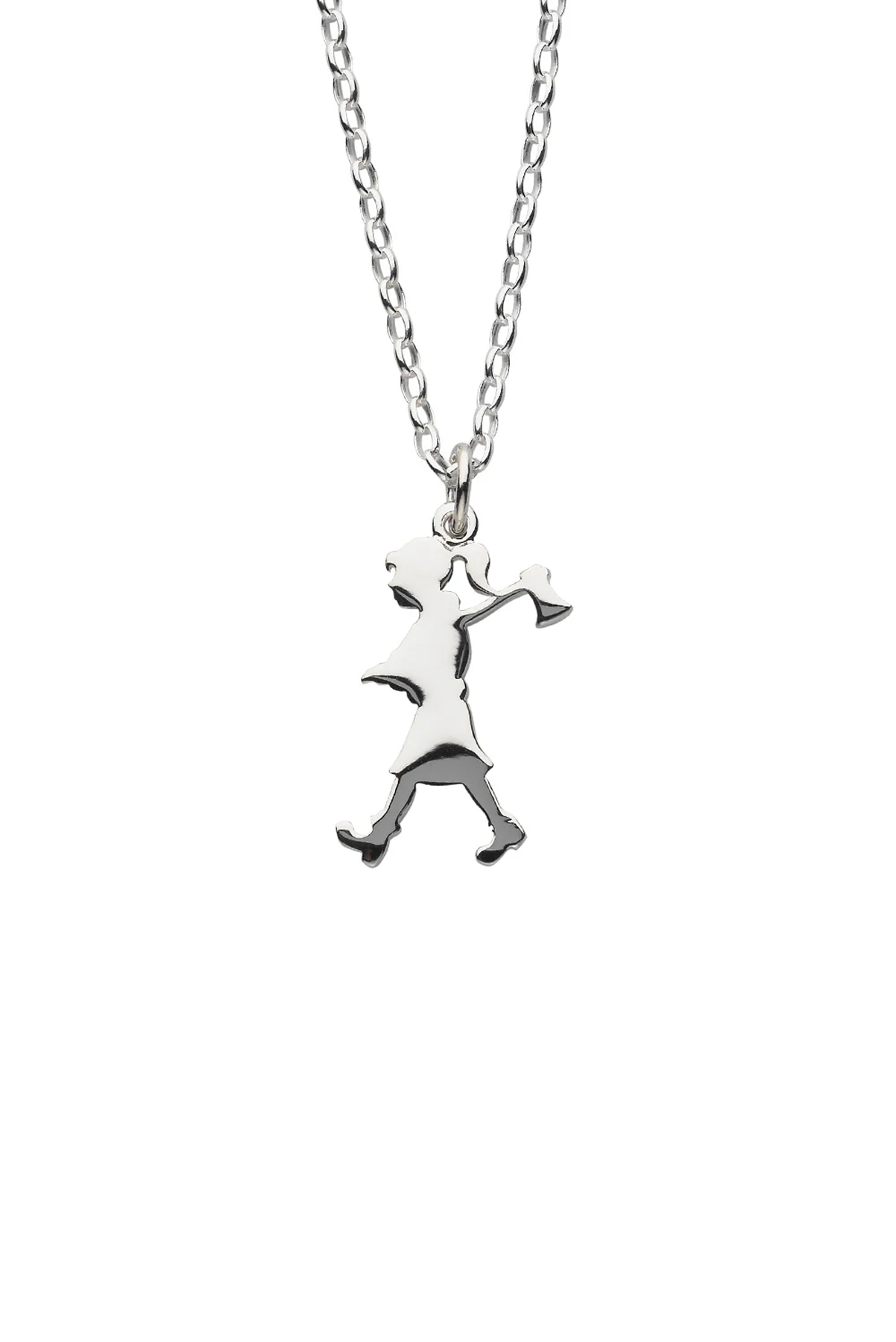 GIRL WITH AXE NECKLACE