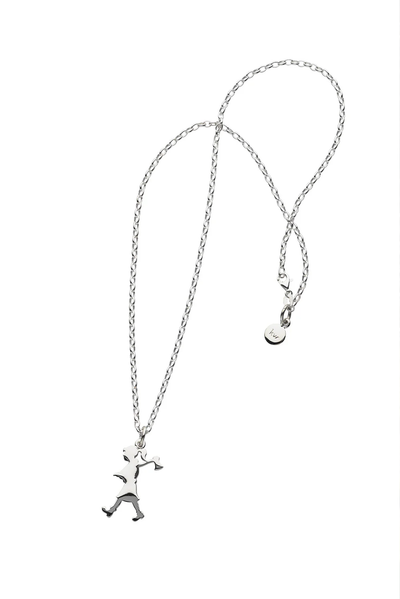 GIRL WITH AXE NECKLACE