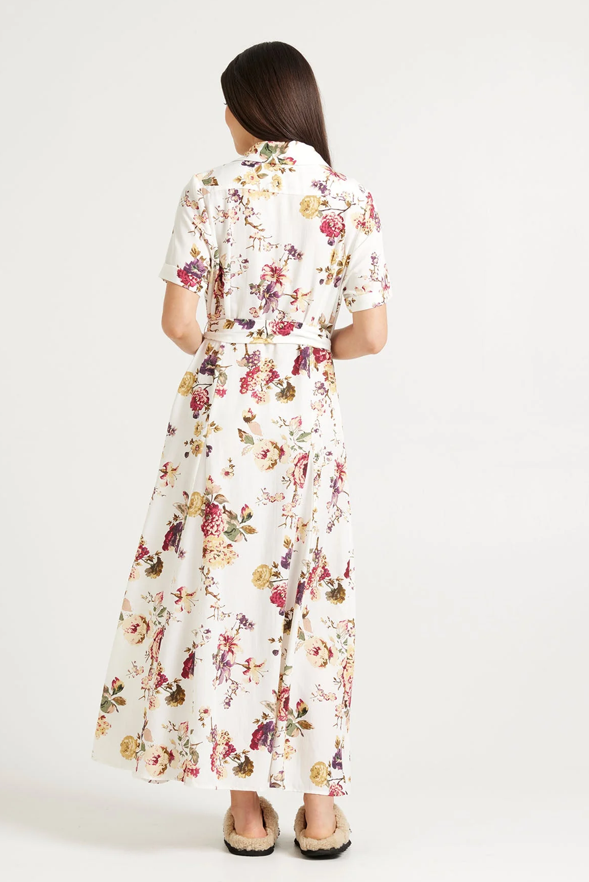 GODET SHIRT DRESS