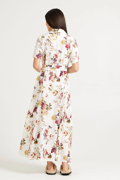 GODET SHIRT DRESS