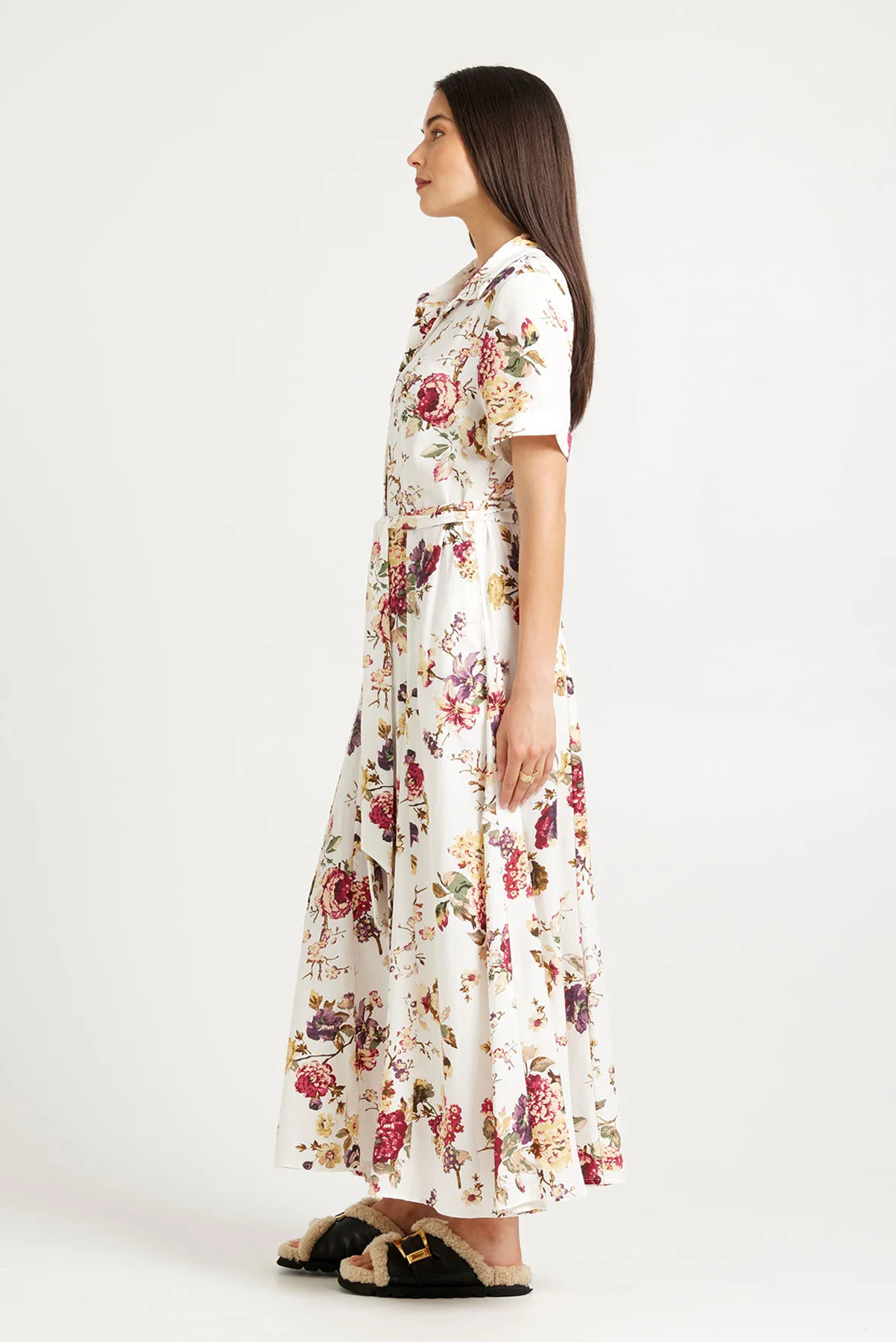 GODET SHIRT DRESS