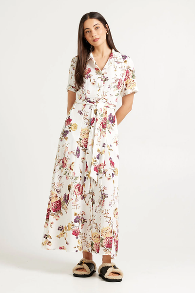 GODET SHIRT DRESS