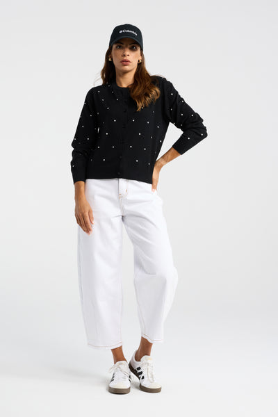 GRETA SPOT CARDIGAN