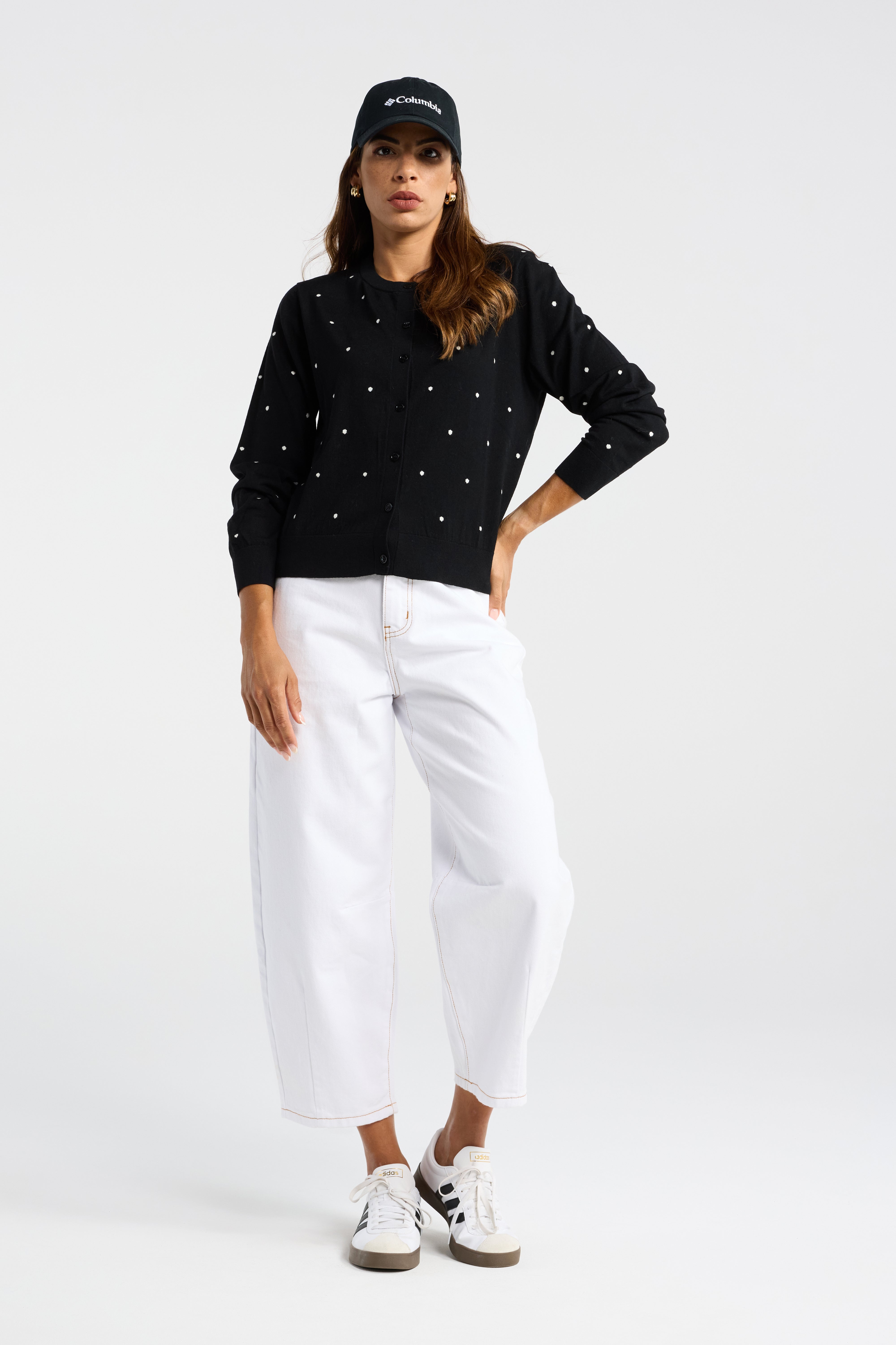 GRETA SPOT CARDIGAN