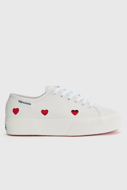 CUT OUT HEARTS VEGAN LEATHER