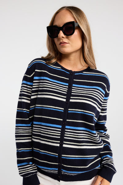 JET STRIPE CARDI