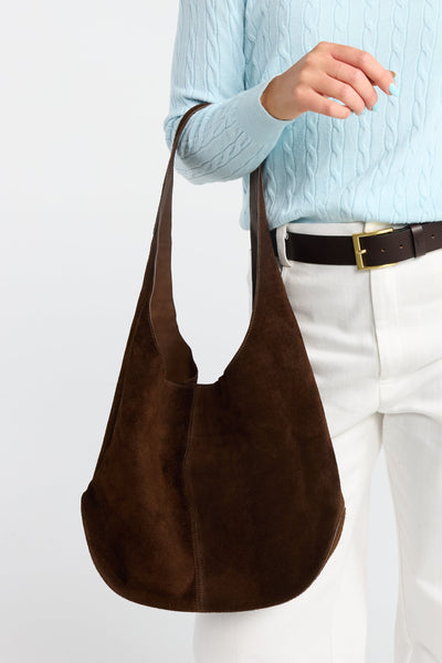 LANG SUEDE BAG