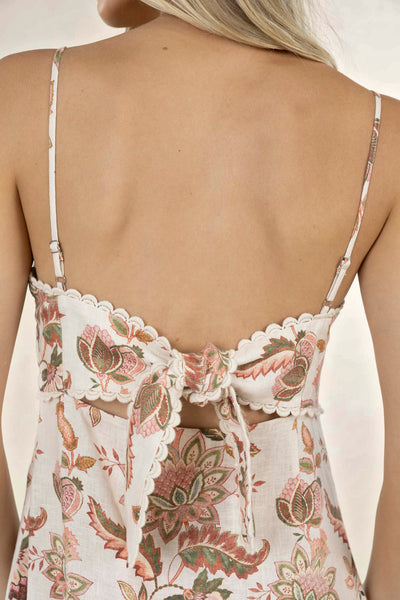 BOH/ROSE STRAPPY DRESS