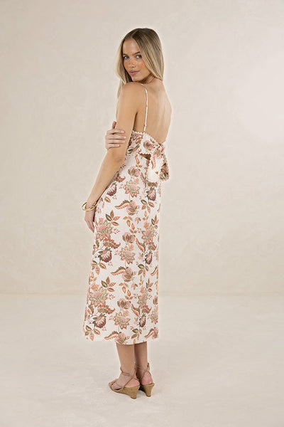 BOH/ROSE STRAPPY DRESS