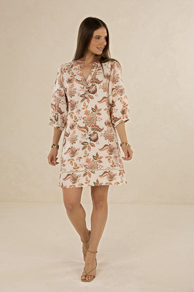BOH/ROSE SHIFT DRESS