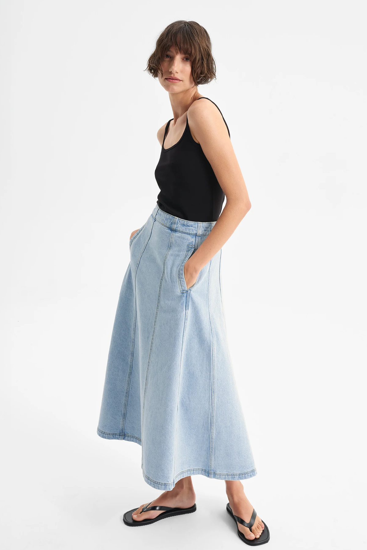 HUDSON DENIM SKIRT