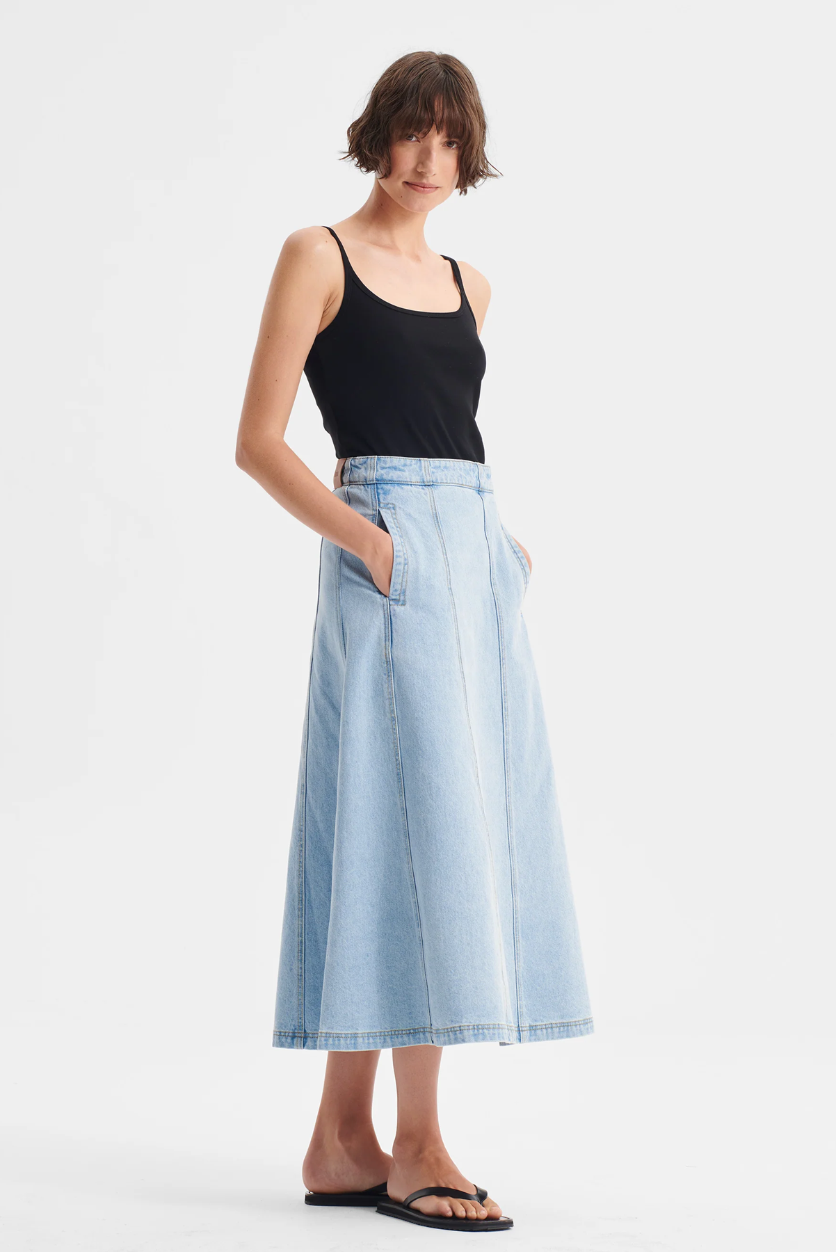 HUDSON DENIM SKIRT