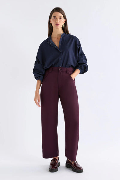 ELK HULLU PANT SHIRAZ PURPLE TROUSER