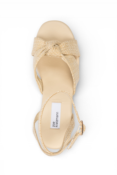 ZOE KRATZMANN INCLINATION WEDGE HEEL RAFFIA FOOTWEAR SHOE