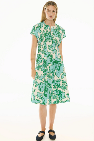 JAINE TUCKED DRESS