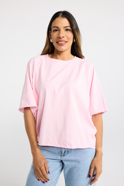 INK KAY TEE BLUE PINK BOYFRIEND TEE RAGLAN SLEEVE TEE TSHIRT RAW EDGE OVERSIZED TSHIRT OVERSIZED TEE SUMMER TEE BABY BLUE TEE PINK TEE 