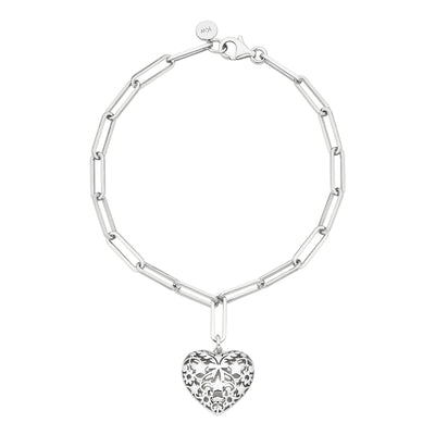 KAREN WALKER HEART THRILLS BRACELET CHARM BRACELET