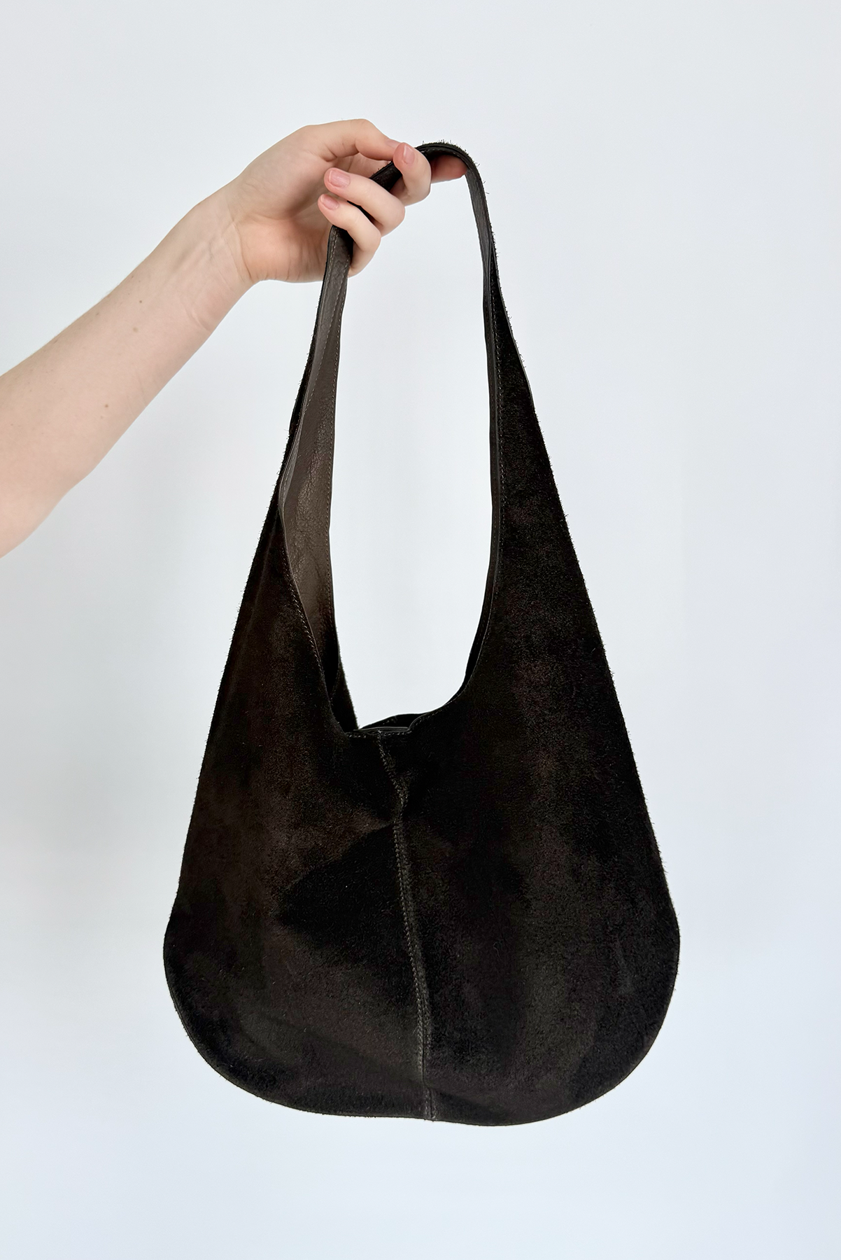 LANG SUEDE BAG