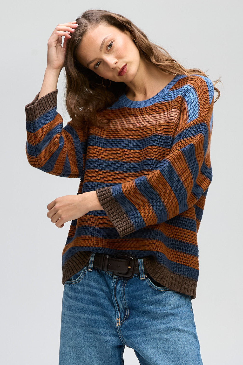 CHUNKY STRIPE CREW