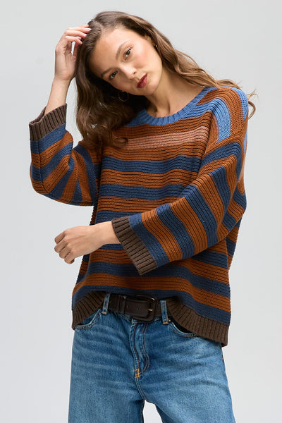 CHUNKY STRIPE CREW