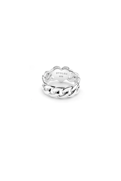LOVE CHAIN RING