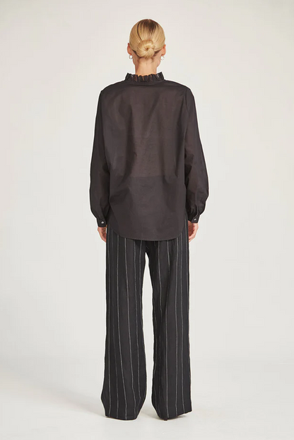 LINEN STRIPE BENNETT PANT