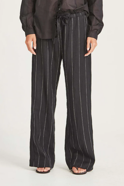 LINEN STRIPE BENNETT PANT